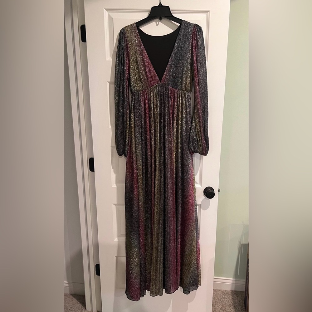 Show Me Your Mumu Rosaline rainbow maxi dress
